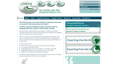 Desktop Screenshot of channelports.co.uk